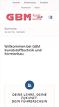 Mobile Screenshot of gbm-kunststoff.com
